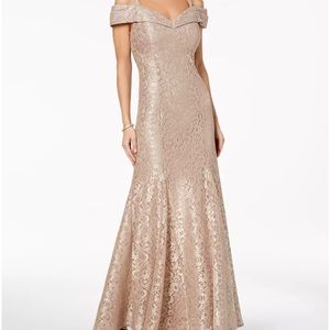 Gold Lace Gown